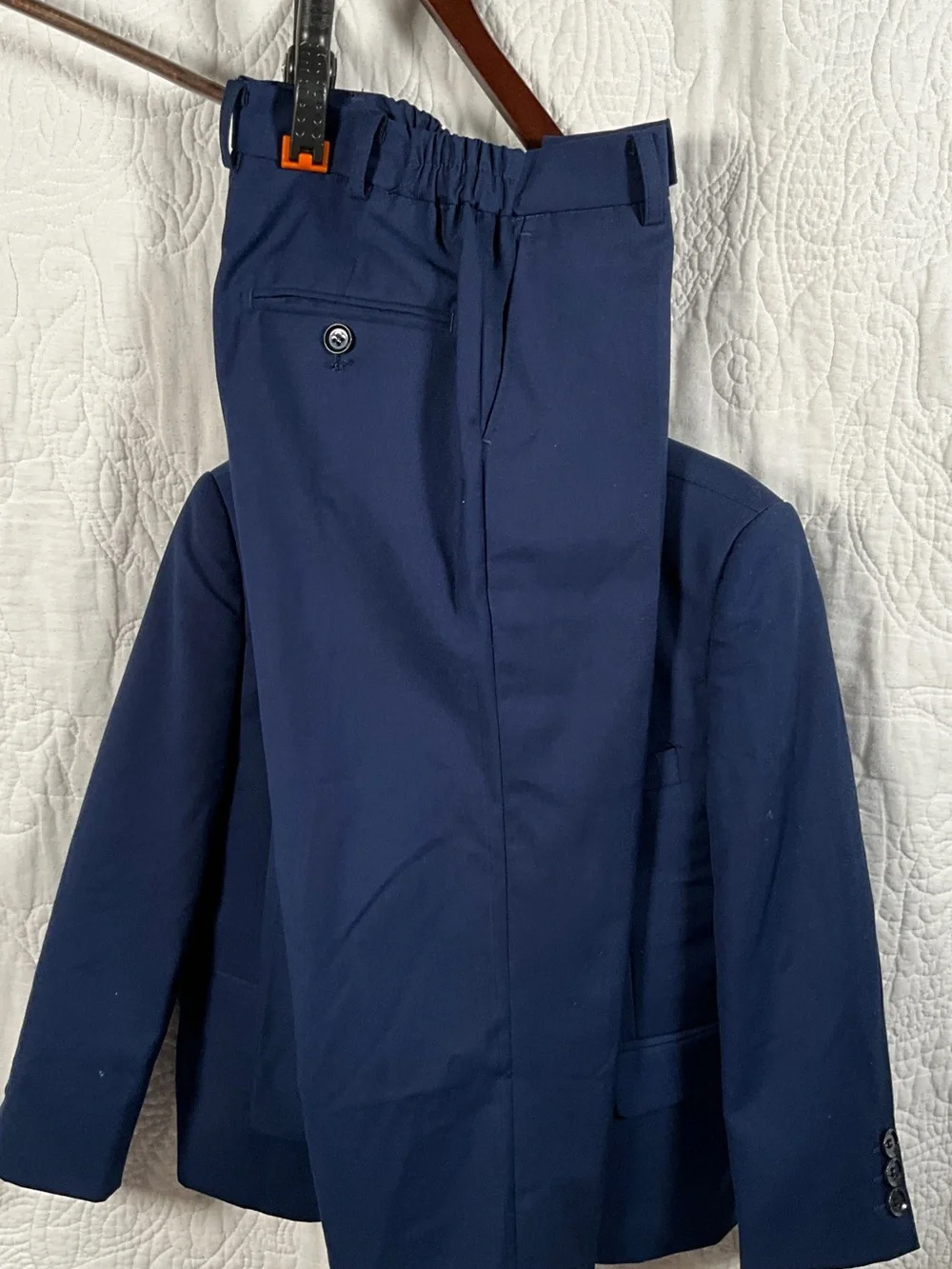 Little Boy’s Navy Two-Button Sport Coat - Tailored Blazer